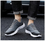 Waterproof Spring Autumn Leather Men's Shoes Thick Plush Warm Casual Sneakers Non-slip Walking Zapatos Hombre Mart Lion   