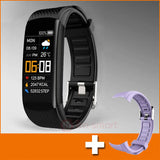 Sport Smart Watch Women Men's Smartwatch Bracelet Smart Clock  For Android IOS Ladies Male Fitness Tracker Trosmart Brand C5S MartLion add purple strap  