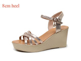 Wedge Heel Sandals Women Summer High Heel Shoes Platform Open Toe MartLion   