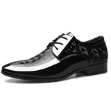 Oxfords Leather Men's Shoes Casual Dress Lace Up Breathable Formal Office Flats MartLion   