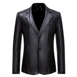 Blazer Men's American Style Trend Casual Party Suit Dress Coat Dance Mart Lion black M (EUR XXS) 