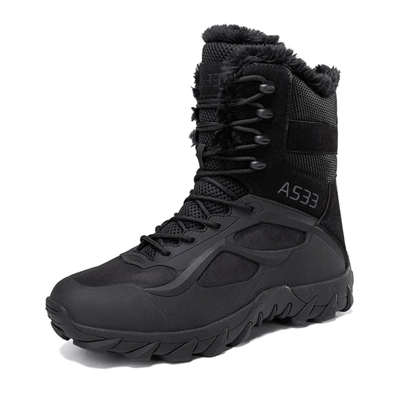 Men Training Boots Men's Outdoor High-top Breathable Desert Hiking Shoes Non-slip Sneakers Work Boots Winter MartLion