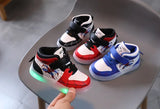 Children's Led Light Shoes Aoger Spiderman Boys Sneakers Girls Cartton Casual Breathable Kids Sport MartLion   