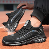 Air Cushion Safety Shoes for Men Anti Smashing Anti Piercing Anti Slip Work Shoes Summer Workwear Shock-absorbing Sneakers MartLion