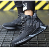 Man Safety Boots High top Safety Shoes Men Women Steel Toe Work Shoes Men Anti-smash Indestructible Construction Boots Winter MartLion