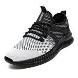 Men's Running Shoes Sport Lightweight Walking Sneakers Summer Breathable Zapatillas Sneakers Mart Lion Black-1 37 