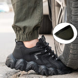 Work Shoes For Men's Women Anti-smashing Steel Toe Industrial Safety Boots Puncture Proof Non-slip Sneakers MartLion   