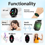  Smart Watch Bluetooth Call Music Multiple Sports Mode Message Reminder Game Smartwatch Men's Women Android iOS Phones MartLion - Mart Lion