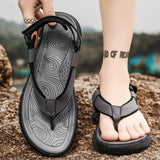 Summer men's casual breathable outdoor beach shoes flip flops waterproo MartLion   