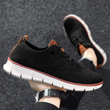 Men's Sneakers Soft Men Casual Shoes Breathable Mesh Loafers Office Walking Driving Outdoor Mart Lion   