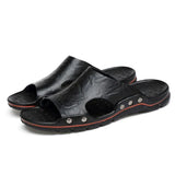 Men's Slides Slippers Summer Outside Men Sandals Breathable Classics Beach Slipper Flip Flop Anti-slip Casual Mens Shoes MartLion