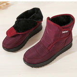 Snow Women Boots Plush Shoes Waterproof Keep Warm Ladies Fur Flat Mujer Winter MartLion   