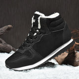 Men Snow Boots Outdoor No Slip Winter Ankle Boots Lightweight Hight Top Sneaker Warm Plush Women Footwear Hiking Boots MartLion