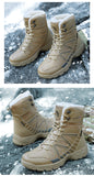 winter cotton warm desert boots naked boots men's casual sports men's shoes MartLion   