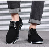  Handmade Leather Men's Casual Shoes Flat Walking Outdoor Dress Footwear Loafers Sneakers Mart Lion - Mart Lion