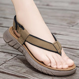 Men's simple casual sandals summer outdoor  beach shoes male walking slippers MartLion   