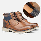 Men's Winter Shoes Warm Comfortable Non-Slip Winter Boots MartLion Autumn Brown 40 CHINA