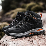 Super Warm Winter Hiking Shoes With Fur Waterproof Outdoor Hiking Boots Man Sneakers Antiskid Trekking Shoes MartLion   