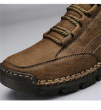 Golden Sapling Casual Men's Boots Retro Leather Winter Shoes Classics Outdoor Trekking Leisure Tactical Work MartLion   