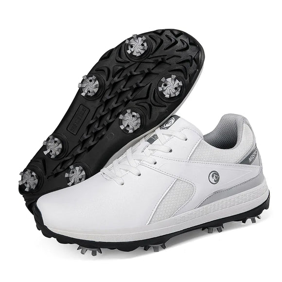 Men's Spikes Golf Shoes Golf Wears Comfortable Walking Sneakers Anti Slip Gym Footwears MartLion   