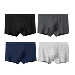 Men's Briefs Men's Flat angle Underwear Men's Panties Cow Milk Silk Breathable MartLion   