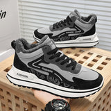  Padded Casual Cotton Shoes Outdoor Ankle Boots Anti Slip Men's Sneakers Warm Snow MartLion - Mart Lion
