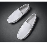 Golden Sapling Party Shoes Men's Slip on Loafers Elegant Casual Leather Flats Dress Moccasins MartLion   