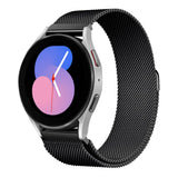 20mm 22mm Strap for Samsung Galaxy watch 4/5/6/5Pro 44mm/40mm/Active 2 Magnetic loop Bracelet Galaxy Watch 4/6 classic 46mm 42mm MartLion Black 20MM Watchband CHINA