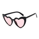 Lovely Pink Color Heart Square Sunglasses Jelly Color Protection Shades Summer Party Women Eyewear MartLion Pink 18  