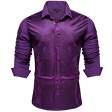 Long Sleeve Shirts Men's Metallic Sequins Prom Party Luxury Disco Shirts Designer Clothing MartLion CY-2393 S 