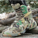 Men's Combat Military Boots Sneakers Hiking Walking Shoes Jungle Hunting Ankle Breathable Tactical Desert MartLion   