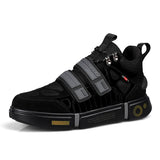 Colorful Designer Sneakers Men's Shoes Casual Comfort Platform Trainers Socks Sneakers Vulcanized MartLion Black 888 46 CHINA