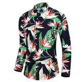 Hawaiian Masculina Shirt 3d Print Flowers Tops Casual Men's Dress Shirts Long Sleeve Camisa Y2k Clothing MartLion B01-JDCX5009 S 