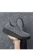 Men's Sports Shoes Non-slip Knitted Board Balance Trend Rubber Casual Mart Lion   