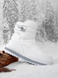 Men's winter snow boots with plush, thickened anti slip, thick soled boots, top boots, men's warm midsole snow shoes MartLion