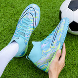  Football Boots Kids Boy Soccer Men's Ag Shoes Sneakers Non Slip Tf Mart Lion - Mart Lion