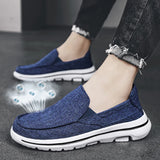 Lightweight Non-slip Walking Sneakers Warm Cotton Shoes Men's Classic Canvas Loafers Breathable Casual MartLion   