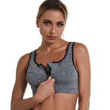 Push Up Bra For Women's Underwear Gym Tube Bralette Seamless Sports Bra Yoga Crop Top Lingerie Lady Clothing MartLion GRAY 5XL 
