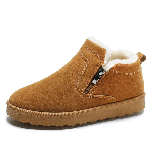 Snow Boots Winter Shoes Fur Men's Outdoor Platform Winter Sneakers Warm Cotton Work Boots Footwear MartLion   