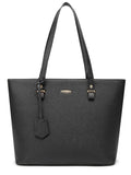 4Psc Set Women Handbags Large Capacity Ladies Leather Tote Shoulder Bags PU Leather Purse Block Handle Tote MartLion   