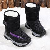 Boys Boots Children Snow Sneakers Winter Kids Shoes Girls Snow Sport Leather Children Mart Lion   