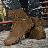 Breathable Military Men's Tactical Boots Camouflage Tactical Shoes Husband Special Force Combat Mart Lion   