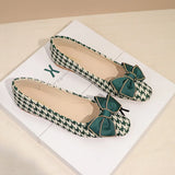 Spring Summer Elegant Ladies Shoes Women Flats Soft Women Boat Ballets MartLion Green 4 