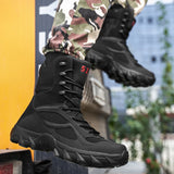Men's Tactical Boots Breathable Mesh Hiking Desert Climbing Hiking Shoes Ankle Hunting MartLion   