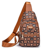 Chest Bags Women Young Girls Crossbody Pack Messenger Trend Travel PU Leather Chest Female Shoulder Mart Lion   