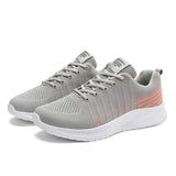 Men's Outdoor Sports Shoes Spring and Autumn Round Head Black Wear-resistant Jogging Fitness Trainer Light Casual MartLion Grey orange 38 