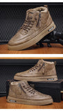 Men's Winter Warm Cotton Shoes Classic Retro Plush Anti Slip Snow Boots Outdoor Sports Casual Shoes MartLion