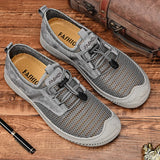 Golden Sapling Outdoor Shoes Men's Breathable Summer Flats Retro Casual Sport Leisure Safety Loafers Mountain Footwear MartLion   