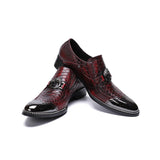 Height Increasing Leather Shoes Men's Casual Summer Breathable Trend Cowhide Mart Lion F 37 