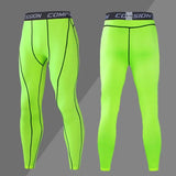 Gym Mens Fitness Running Sport Pants Athletics Tight Leggings Joggings Skinny Yoga Compression Trousers Sweatpants Dry Fit